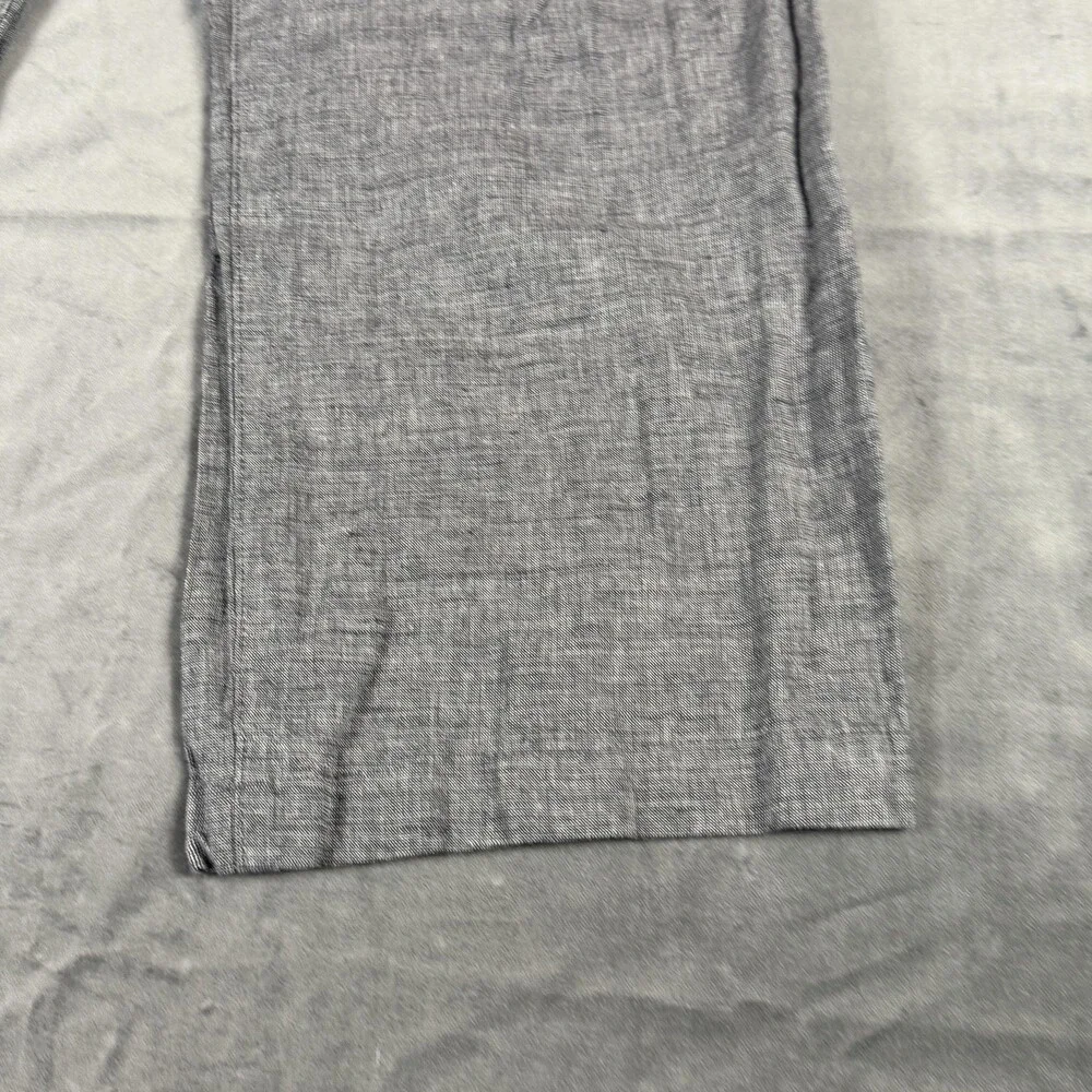 Banana Republic Pants Mens 38x28 Gray Linen Cotton Chino Regular Fit Straight